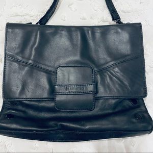 Hammitt black leather crossbody bag
